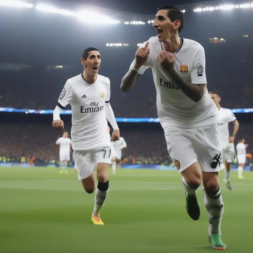 Di Maria-celebrate-PSG