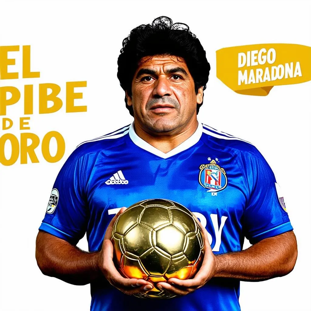 Diego Maradona El Pibe de Oro