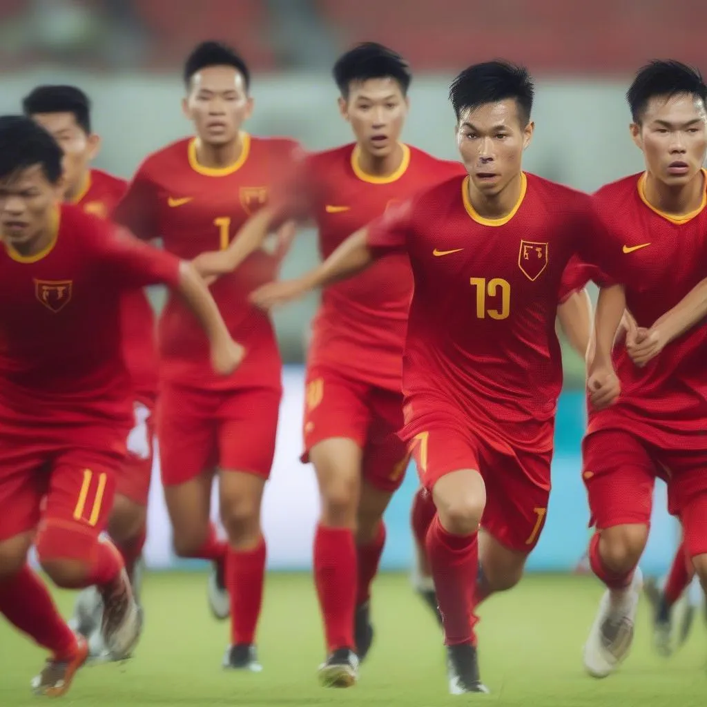 Đội tuyển Việt Nam thi đấu AFF Cup