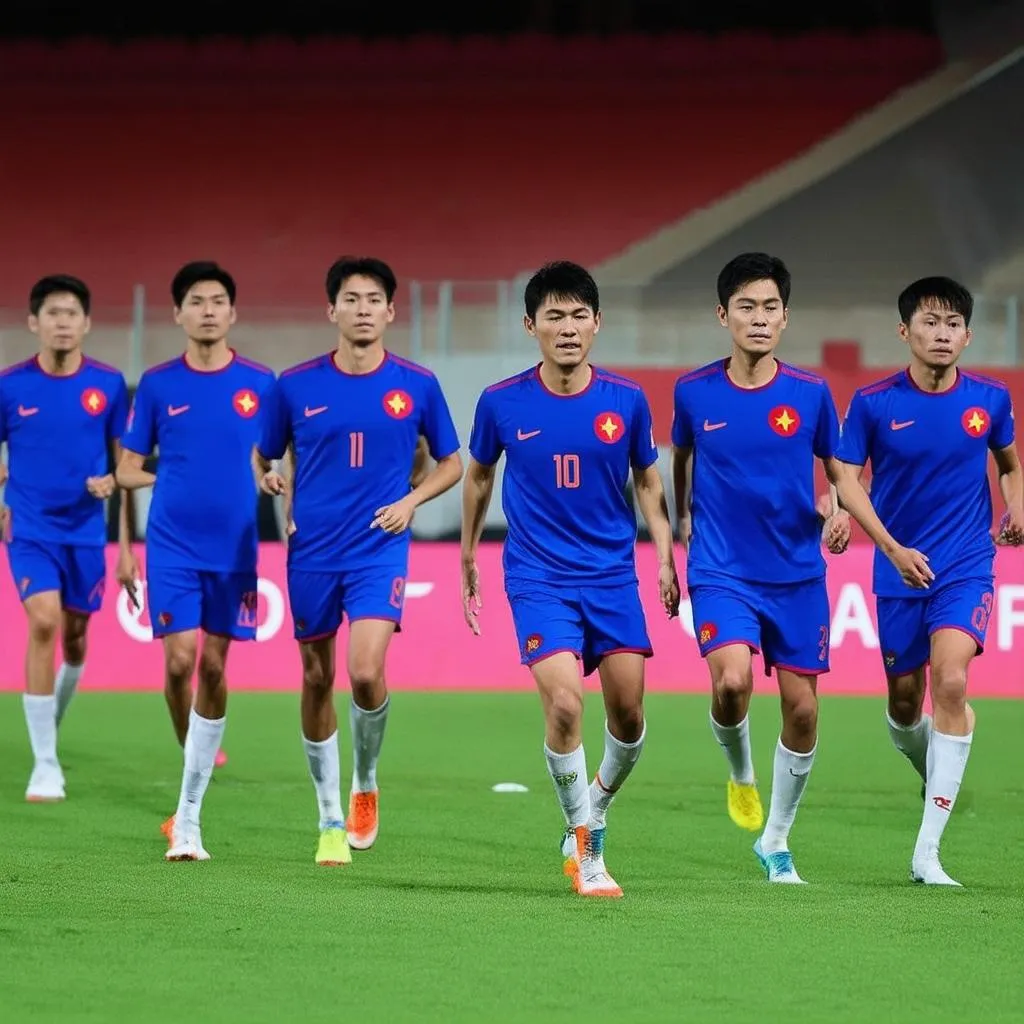 Đội tuyển Việt Nam thi đấu Asian Cup 2024