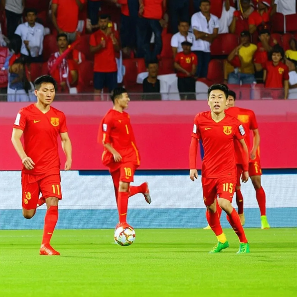 Đội tuyển Việt Nam thi đấu Asian Cup