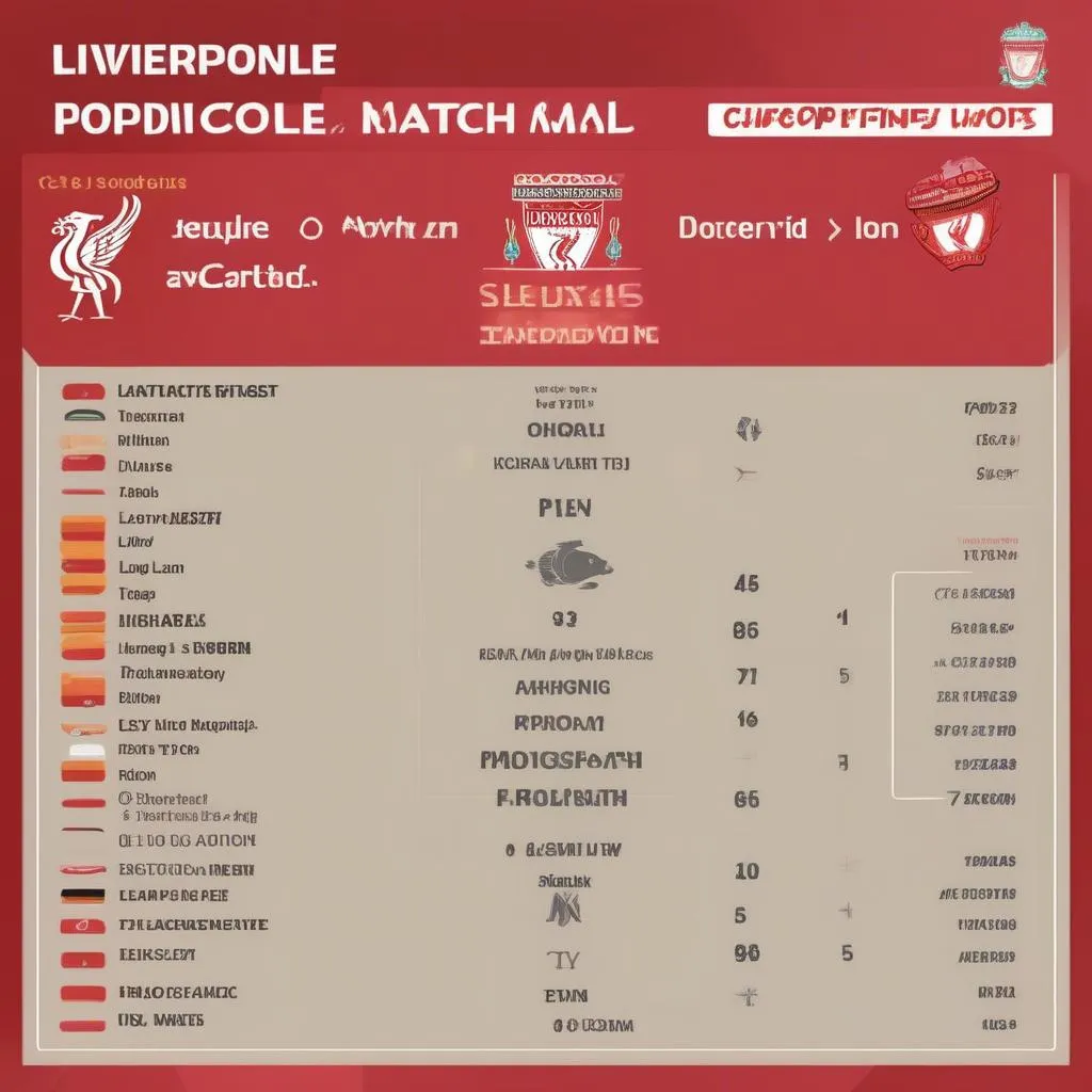 Dự đoán tỷ số bóng đá Liverpool gặp