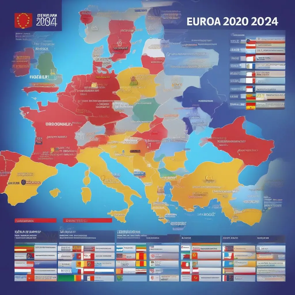 Lịch thi đấu bóng đá Euro 2024