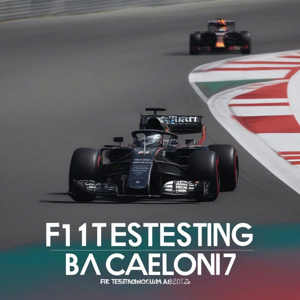 F1 Testing Barcelona 2017 Lineup