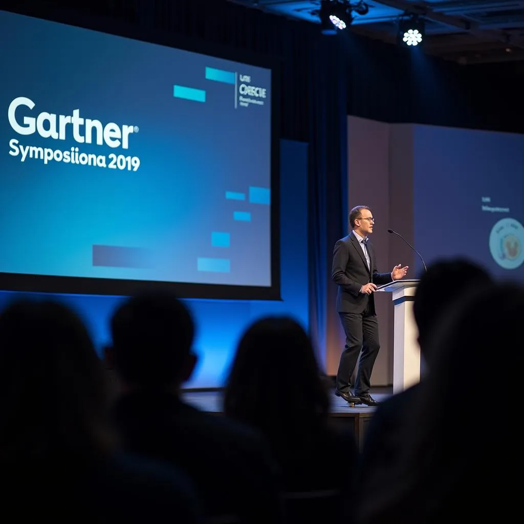 Diễn giả chia sẻ tại Gartner Symposium Barcelona 2019