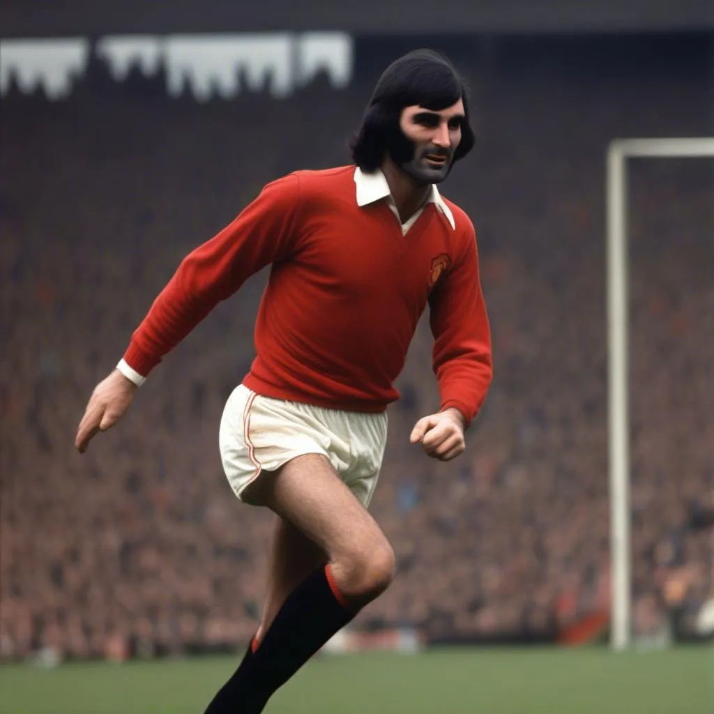 George Best, một huyền thoại của Manchester United, được xem là một trong những cầu thủ xuất sắc nhất thế giới.