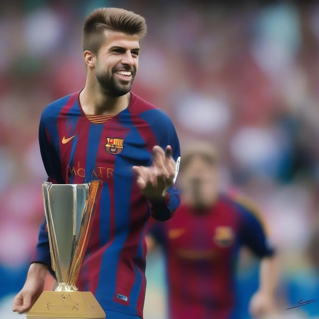 Gerard Piqué, cầu thủ bóng đá nổi tiếng của Barcelona