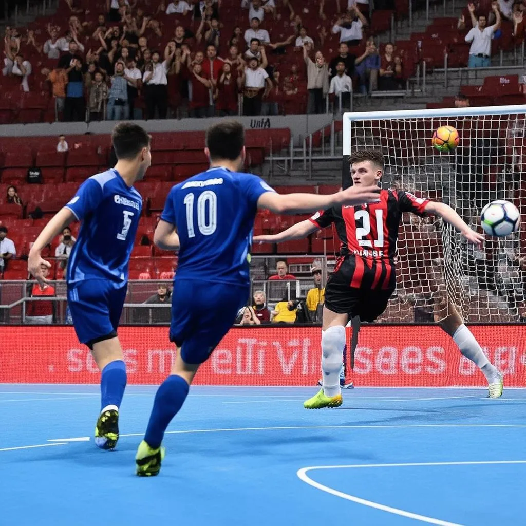 Hình ảnh giải đấu bóng đá futsal