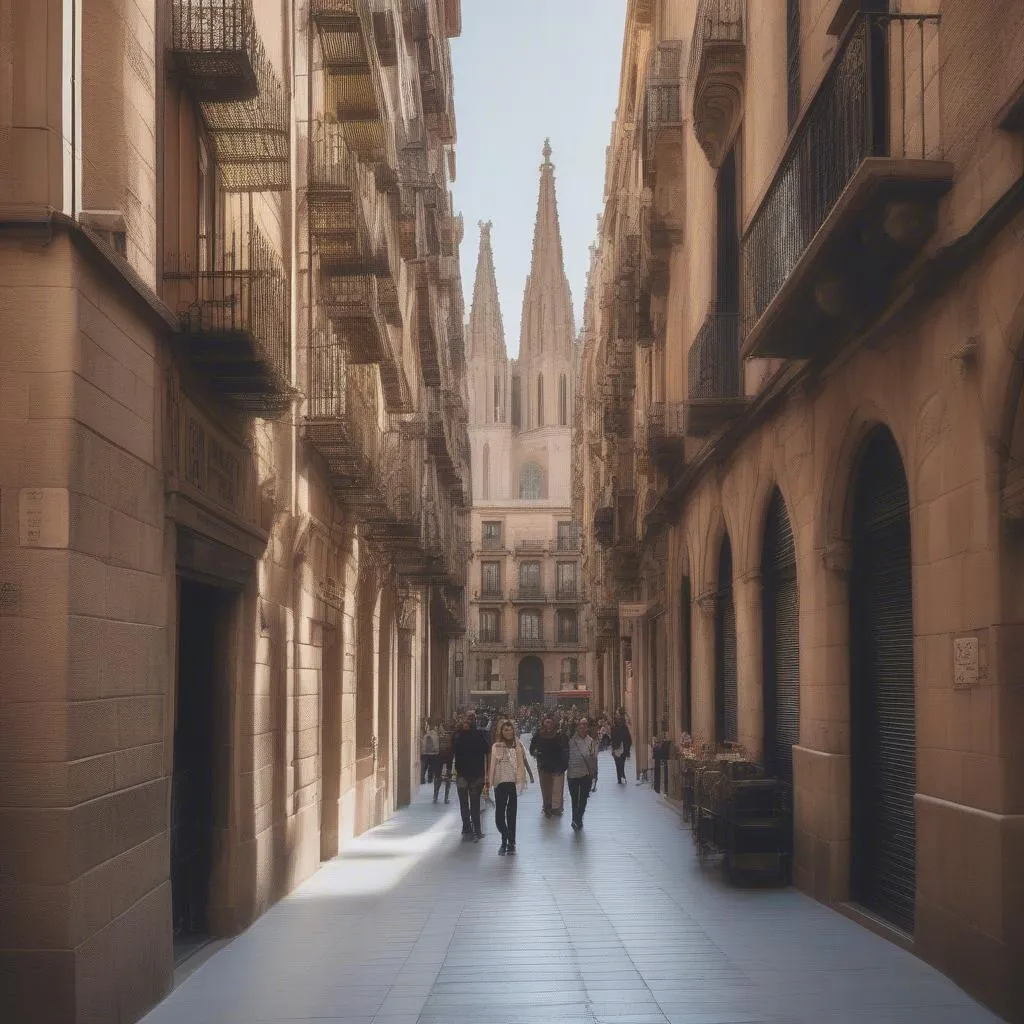 Điểm du lịch Gothic Quarter Barcelona