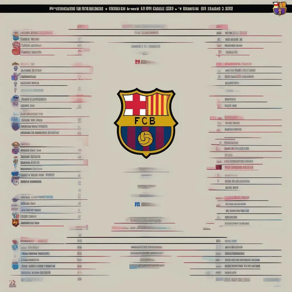 Lịch thi đấu H10 Barcelona mùa giải 2023-2024: Những trận đấu đầy kịch tính và thử thách