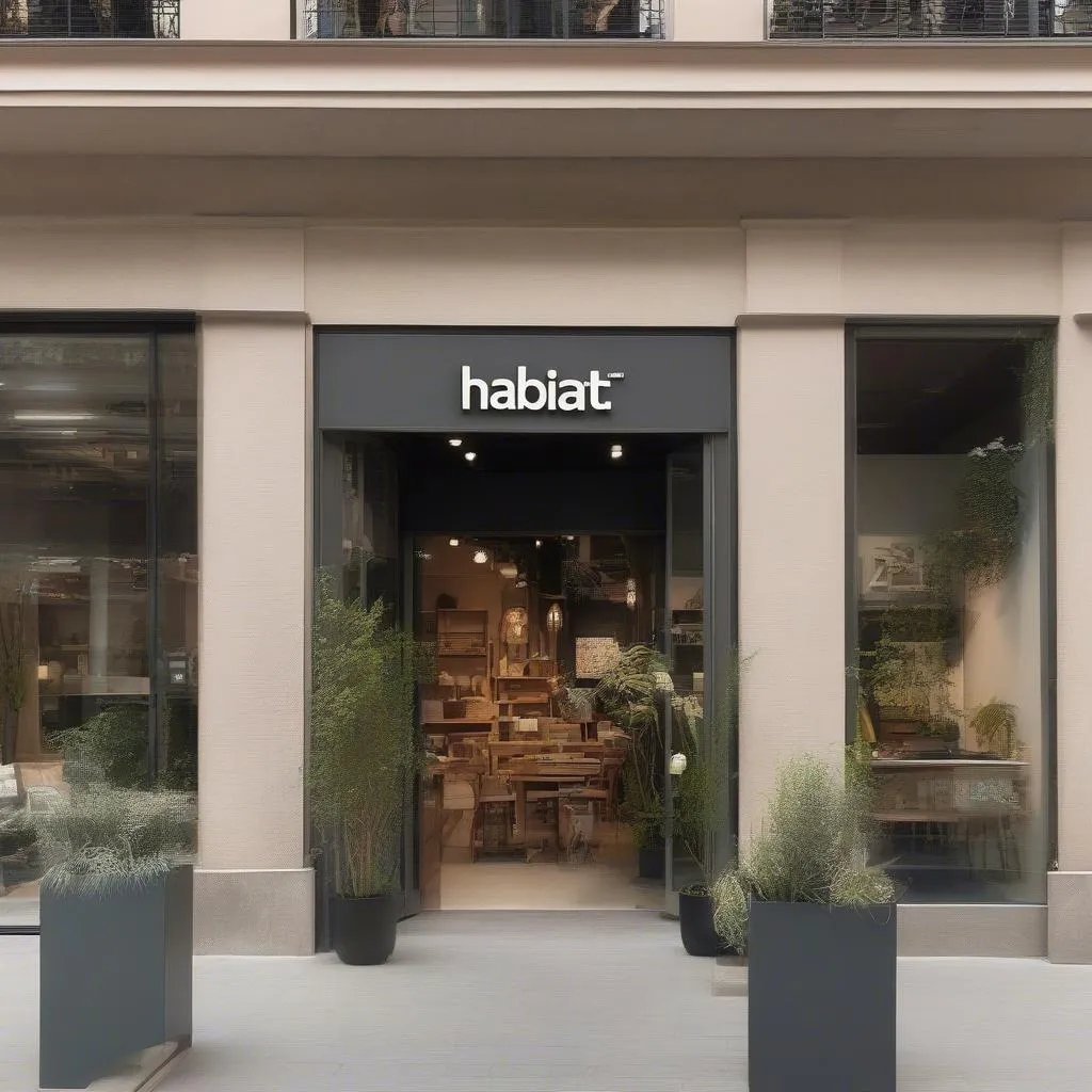 Habitat Tienda Muebles Barcelona Location