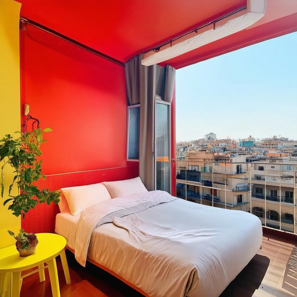 Hostel Barcelona thiết kế hiện đại