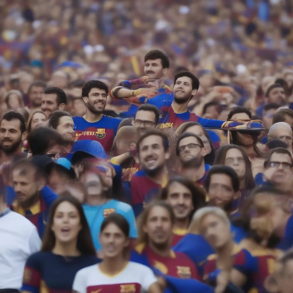 Hoverboard Barcelona fans