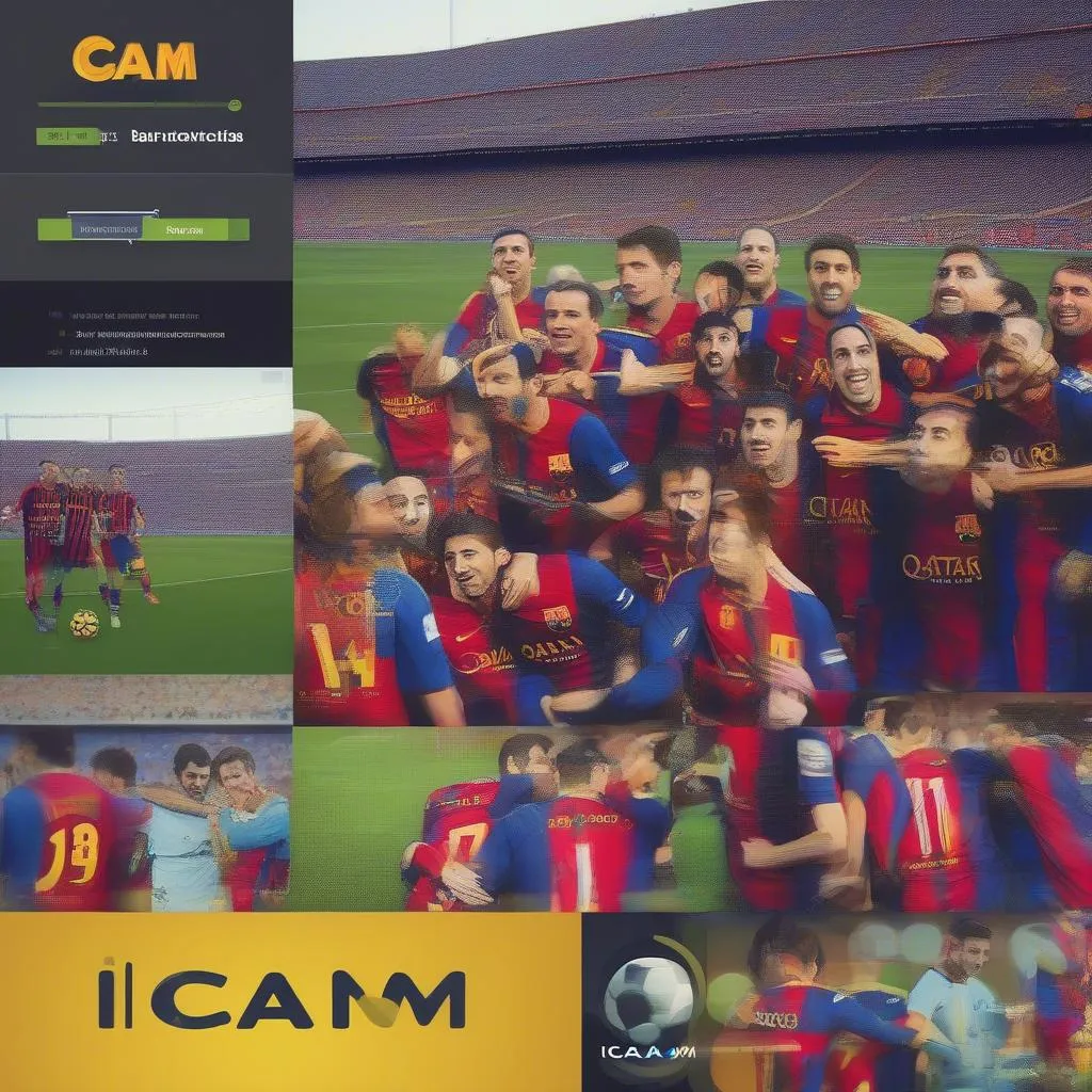 Truy cập website iCam Barcelona