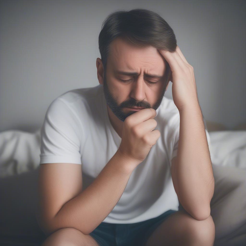 image-01|disfuncion erectil barcelona|Man feeling sad and anxious about erectile dysfunction