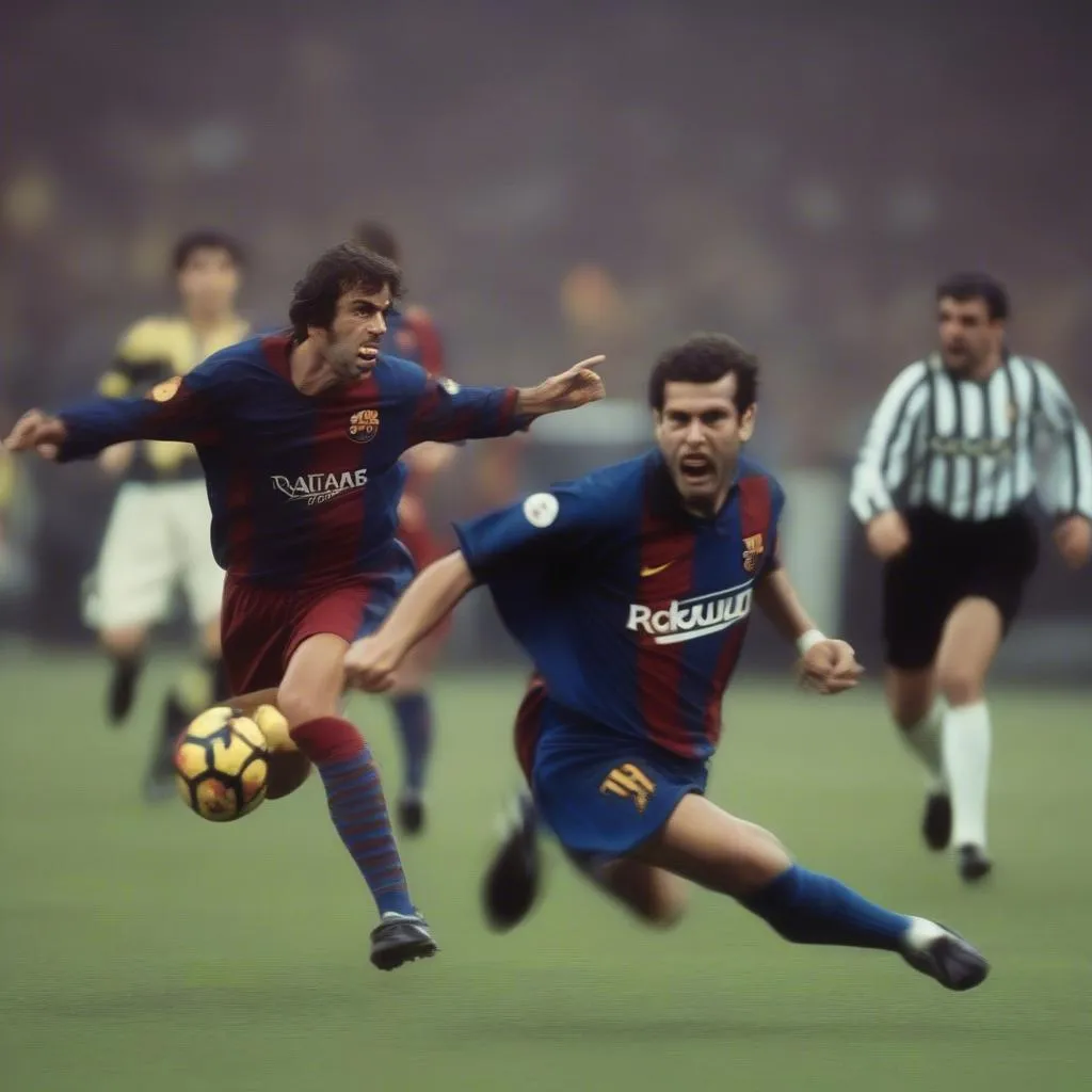 The rivalry between Inter Milan and Barcelona is one of the most heated in football