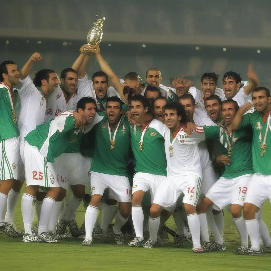 Hình ảnh đội tuyển Iraq vô địch Asian Cup 2007