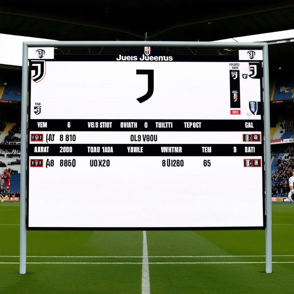 Juventus tỷ số bóng đá