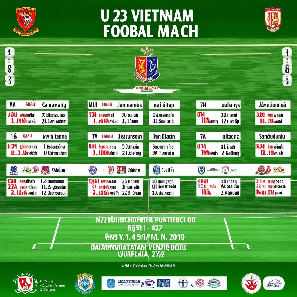 Kết quả U23 Việt Nam hôm nay