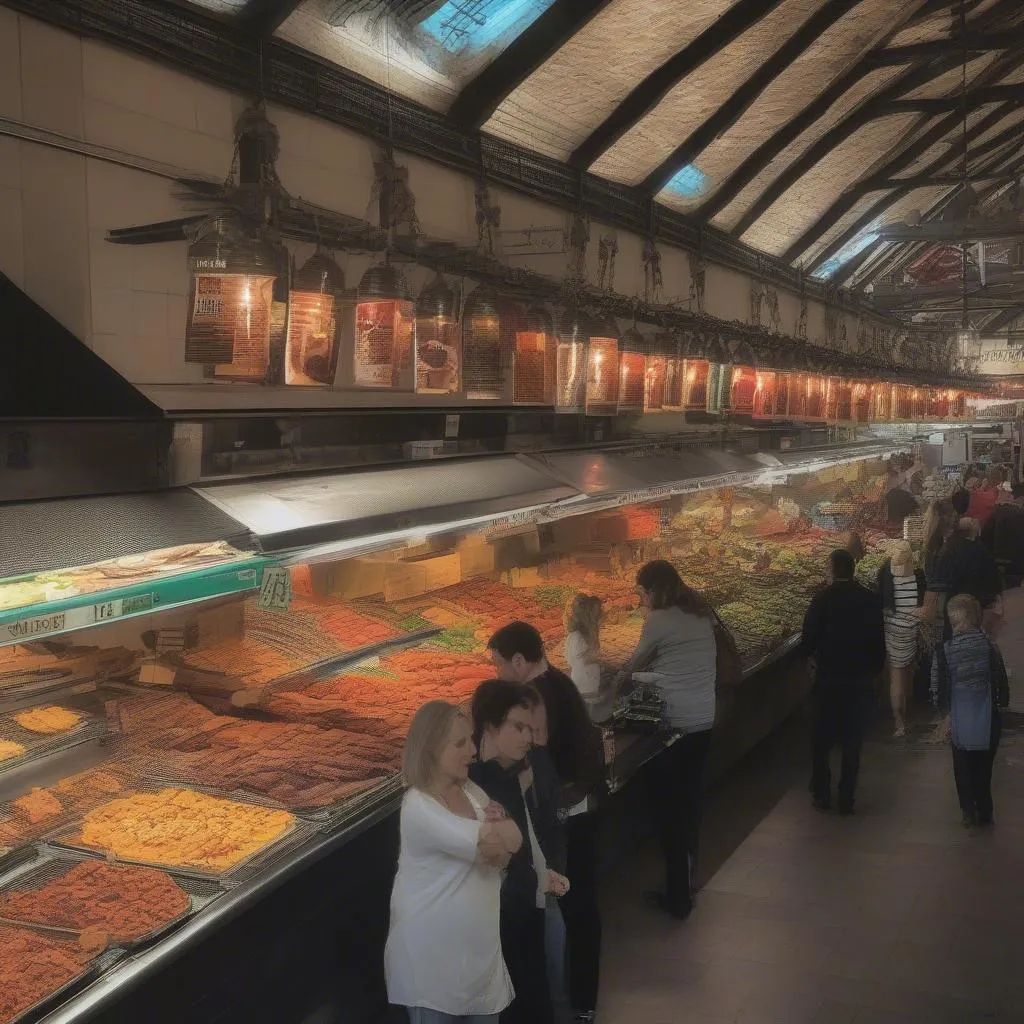 Chợ La Boqueria ở Barcelona