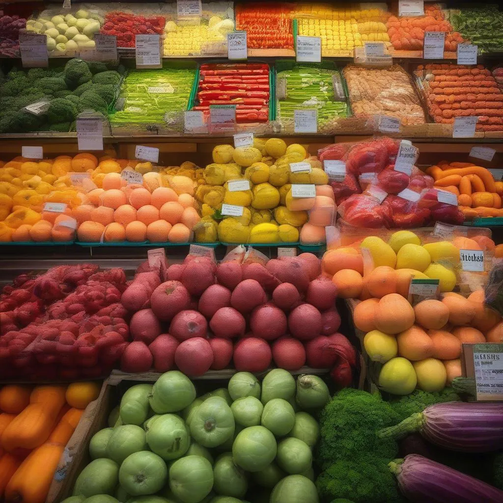 La Boqueria Barcelona: Trái cây và rau củ tươi ngon