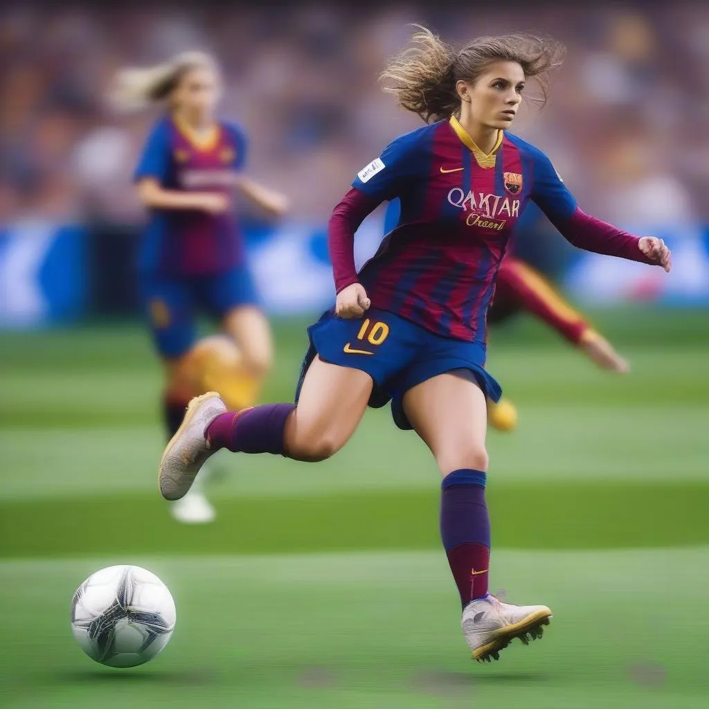 Laura Barcelona: Nữ hoàng Nou Camp, tỏa sáng trên sân cỏ