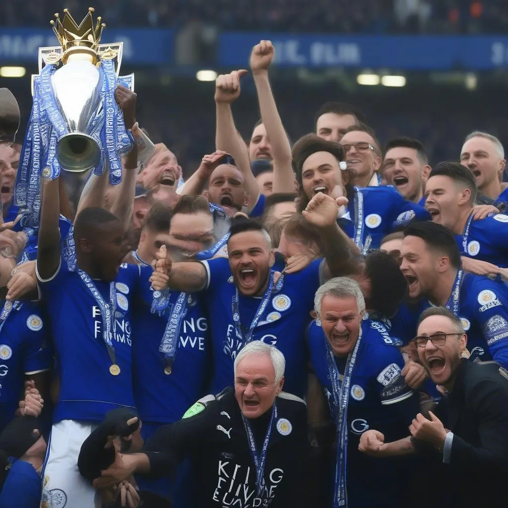 Leicester City vô địch Ngoại Hạng Anh 2016