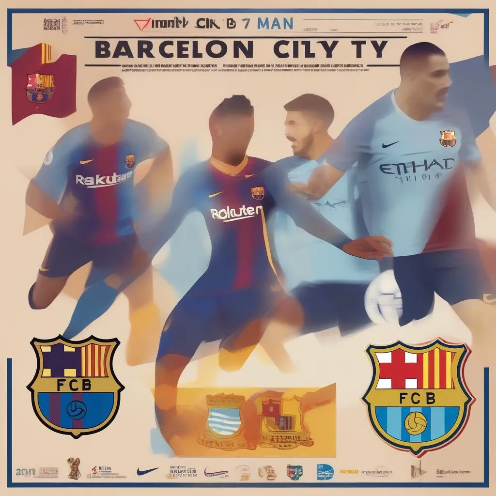 Lịch Chiếu Bóng Đá Barcelona vs Man City