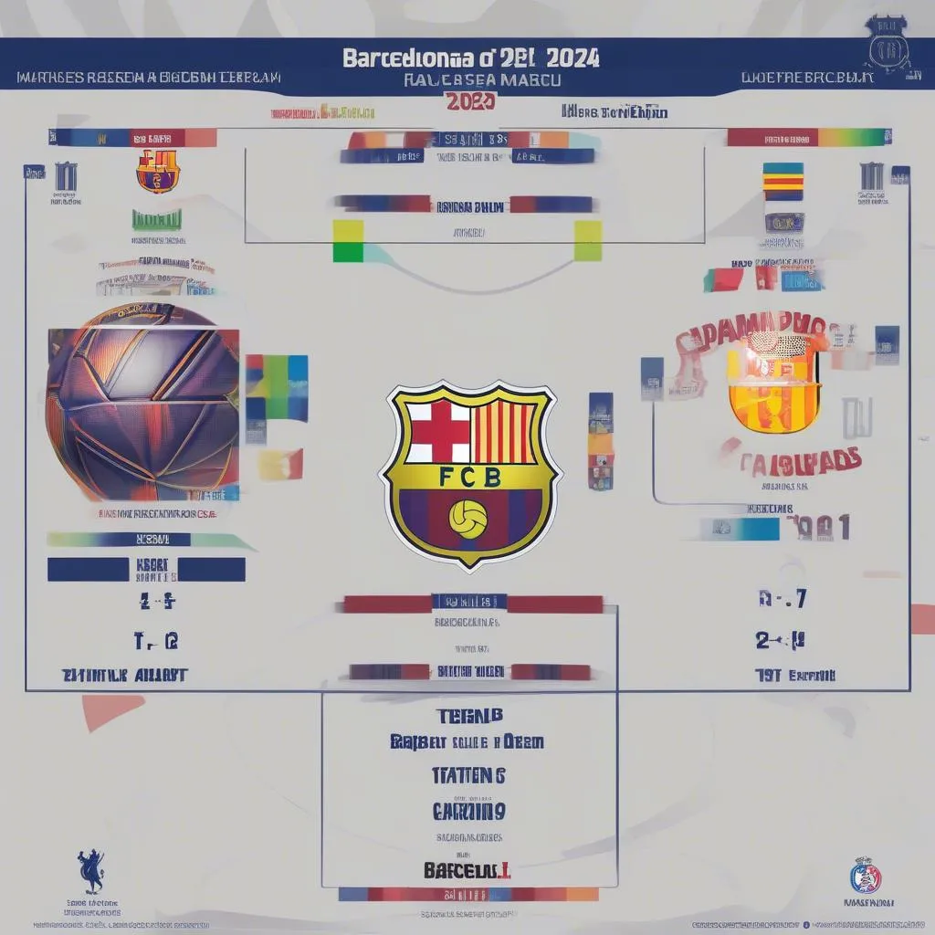 Lịch thi đấu Barcelona planned 2023-2024