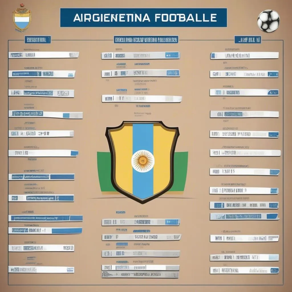 Lịch thi đấu bóng đá Argentina cập nhật mới nhất