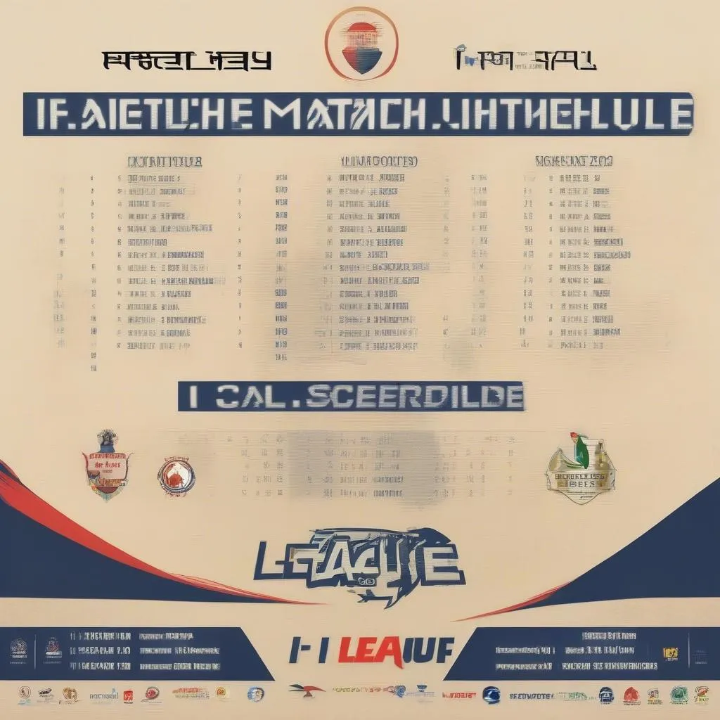 Lịch thi đấu bóng đá I-League Ấn Độ