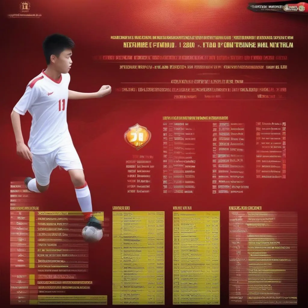 Lịch thi đấu bóng đá U15 Việt Nam