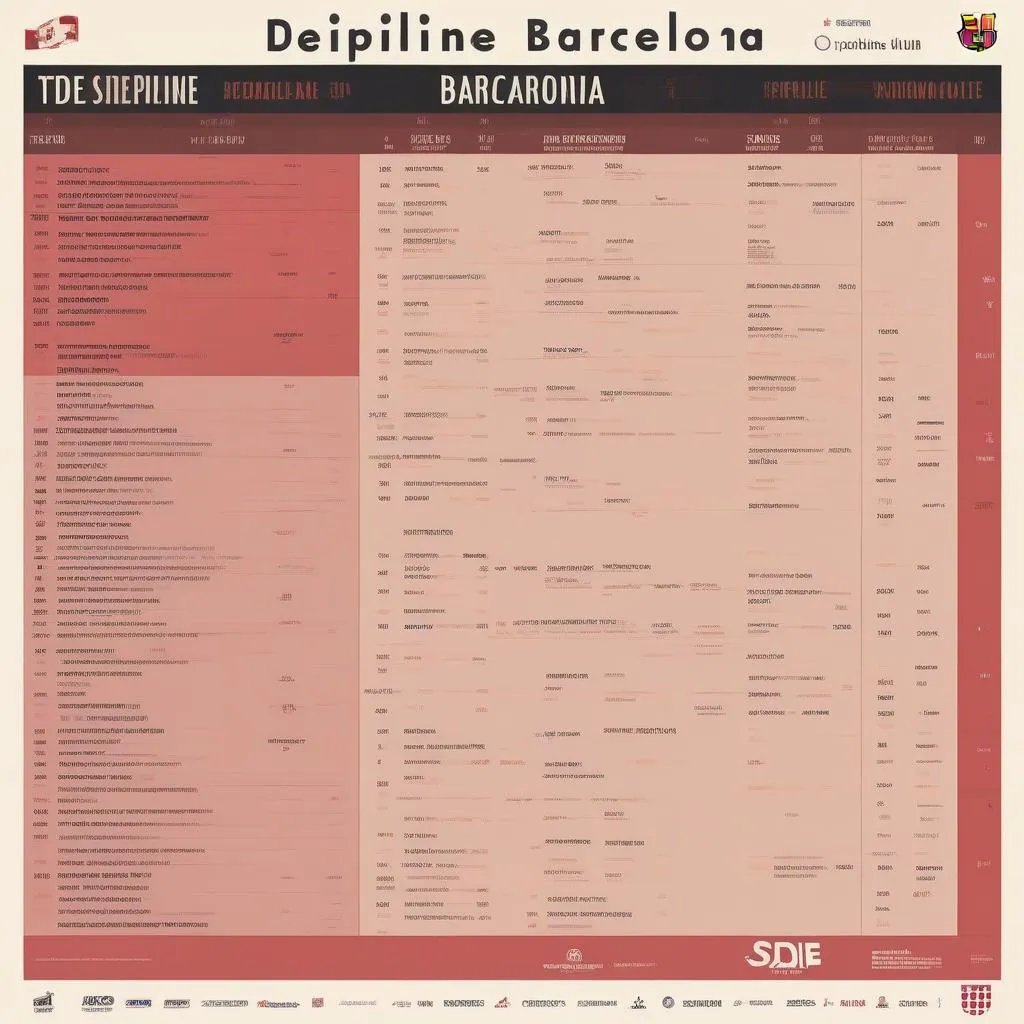 Lịch thi đấu Depiline Barcelona