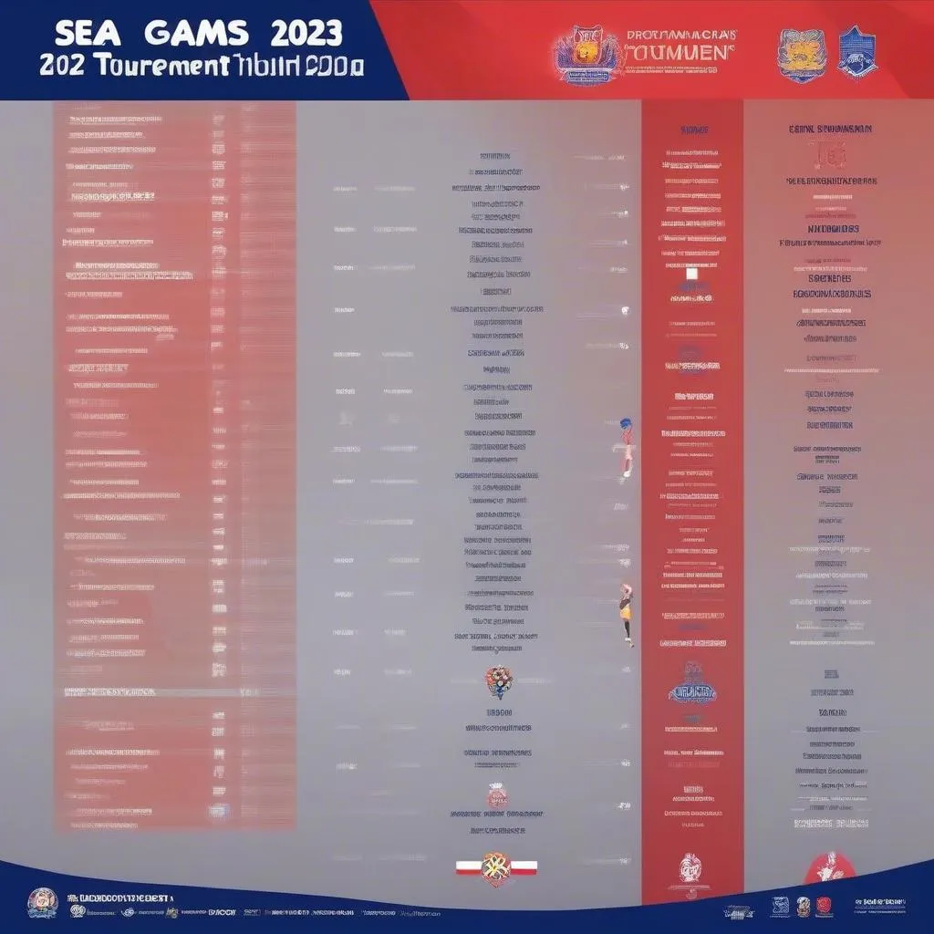 Lịch thi đấu SEA Games 2023