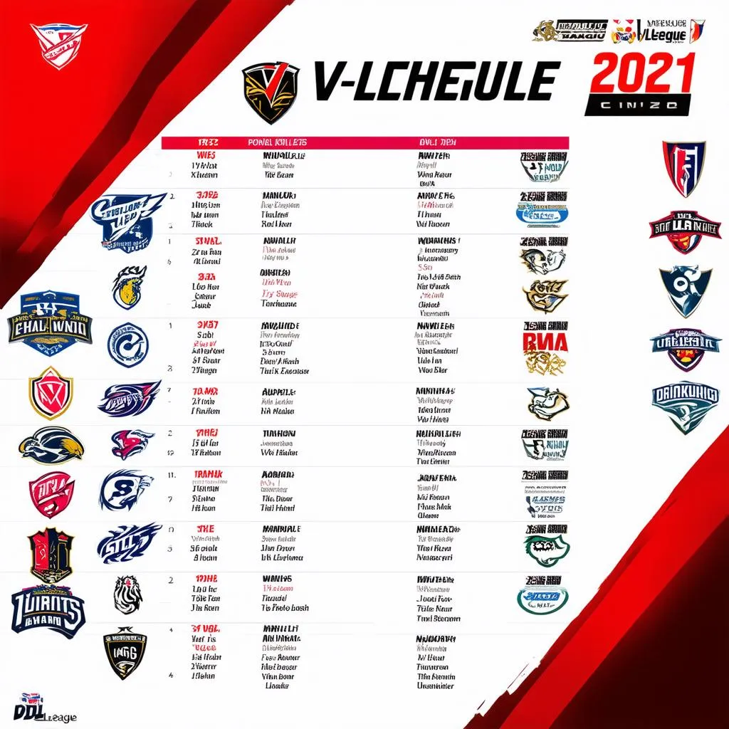 Lịch thi đấu V-League 2021