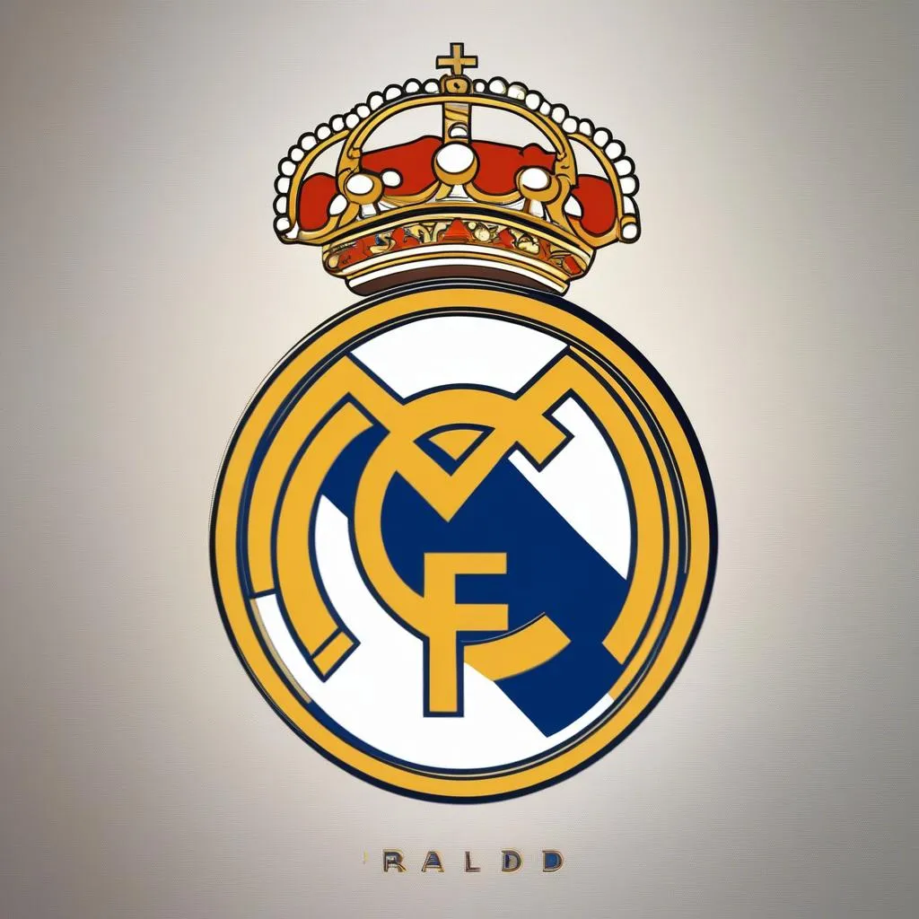 Logo câu lạc bộ bóng đá Real Madrid - Huyền thoại hoàng gia Tây Ban Nha