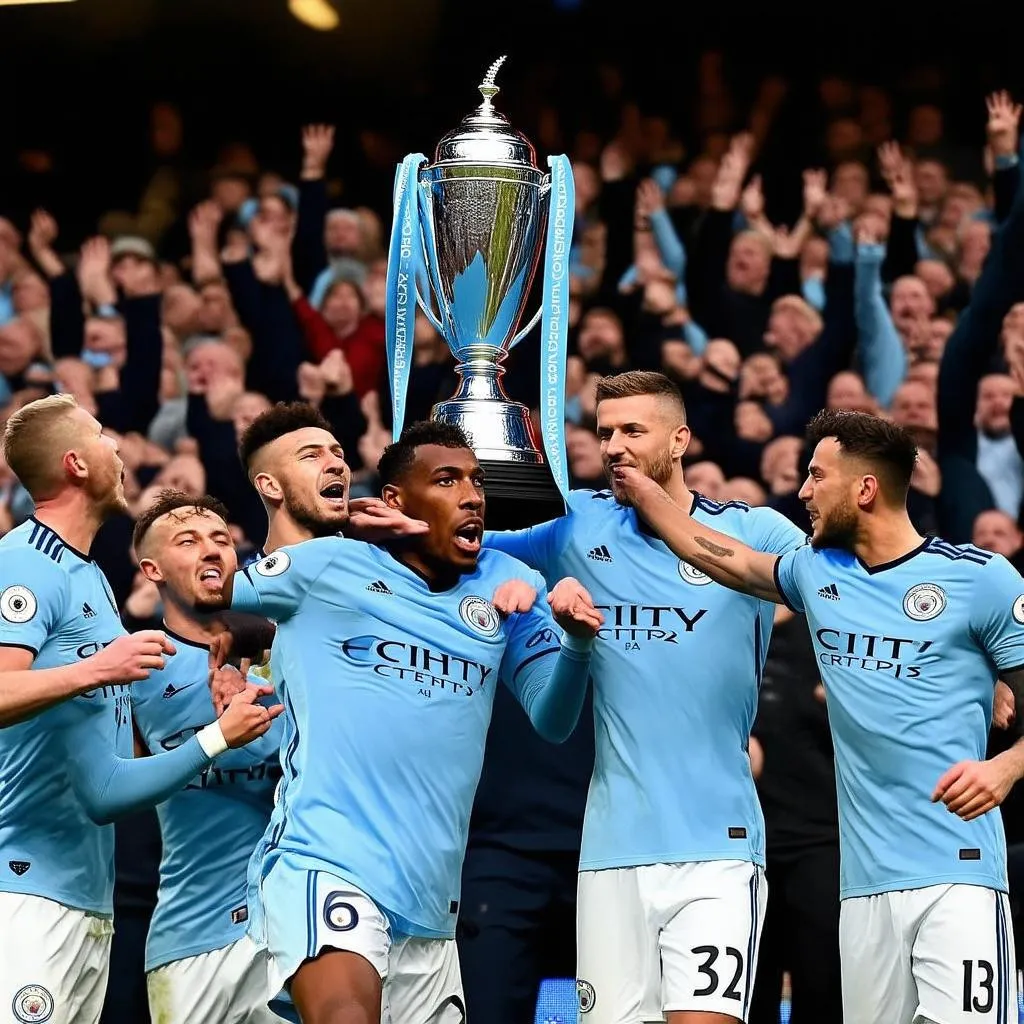 Manchester City vô địch Ngoại Hạng Anh