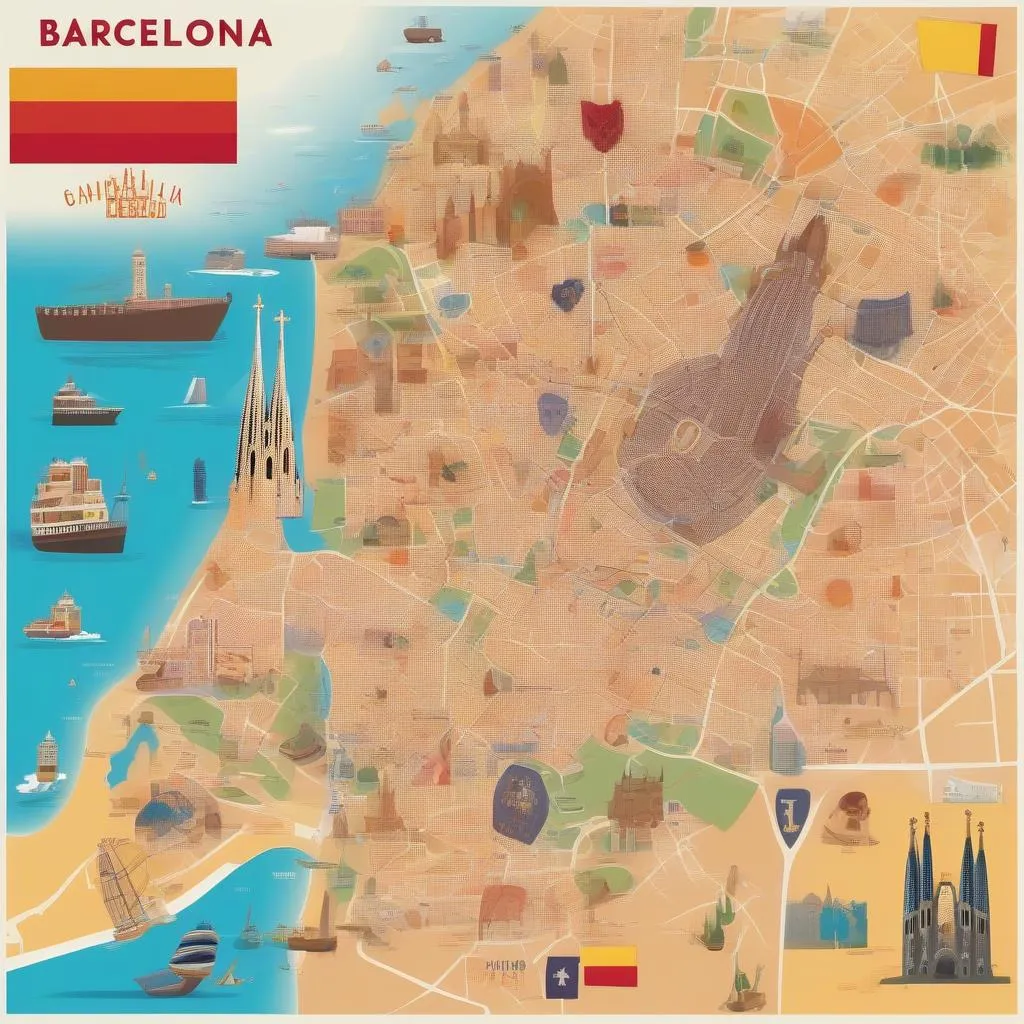 Mapa de Barcelona