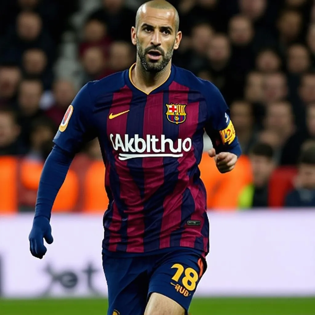 Mascherano thi đấu cho Barcelona