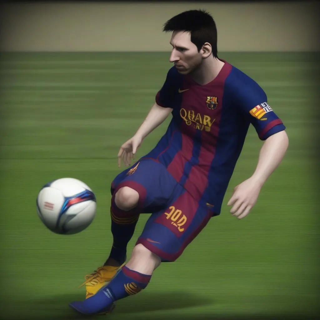 Lionel Messi mặc áo đấu Barcelona mùa giải 2012-2013