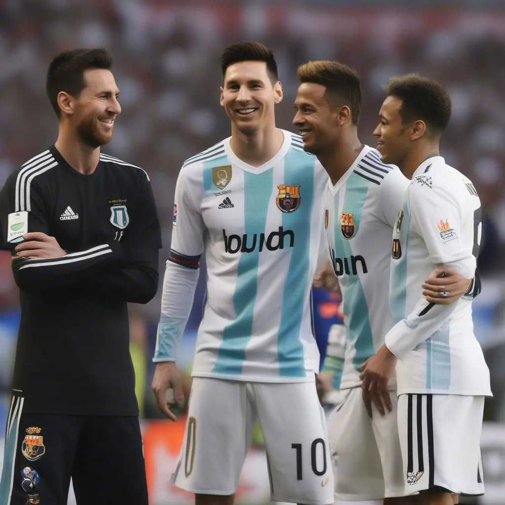 Hình ảnh Lionel Messi, Cristiano Ronaldo, Neymar