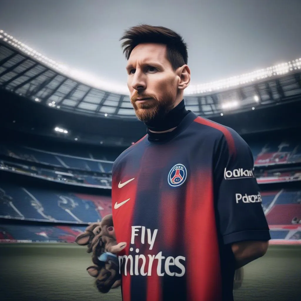 Messi trong màu áo PSG