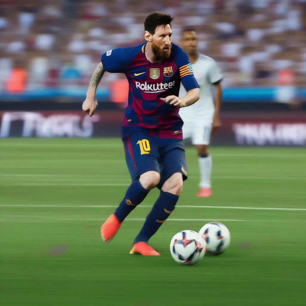 Pha bóng ngoạn mục của Messi