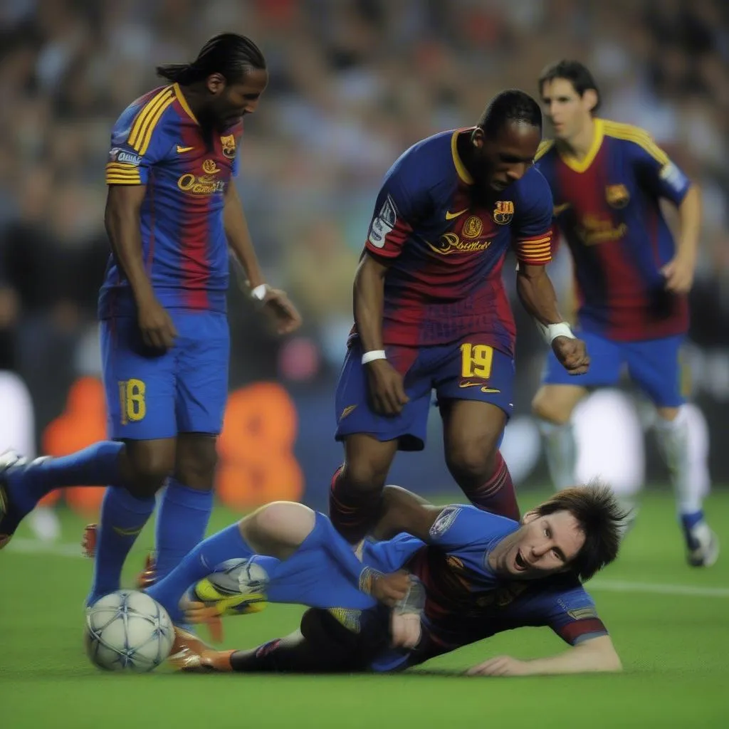 Lionel Messi vs Didier Drogba 