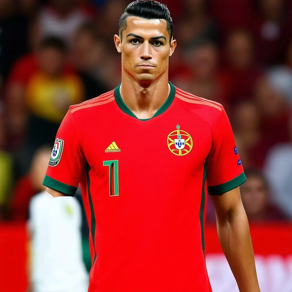 Nỗi buồn của Cristiano Ronaldo tại Euro 2014