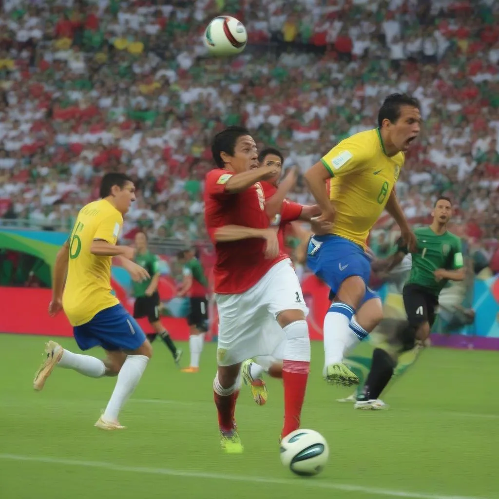 Olympic 2012 Football Tournament: Mexico vs. Brazil