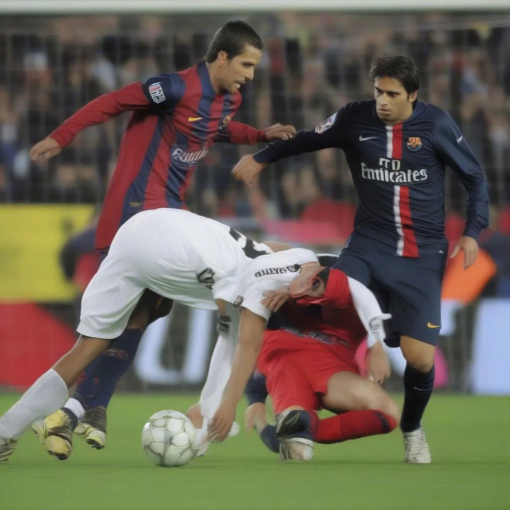 Paris Saint-Germain đối đầu Barcelona tại Champions League 2009