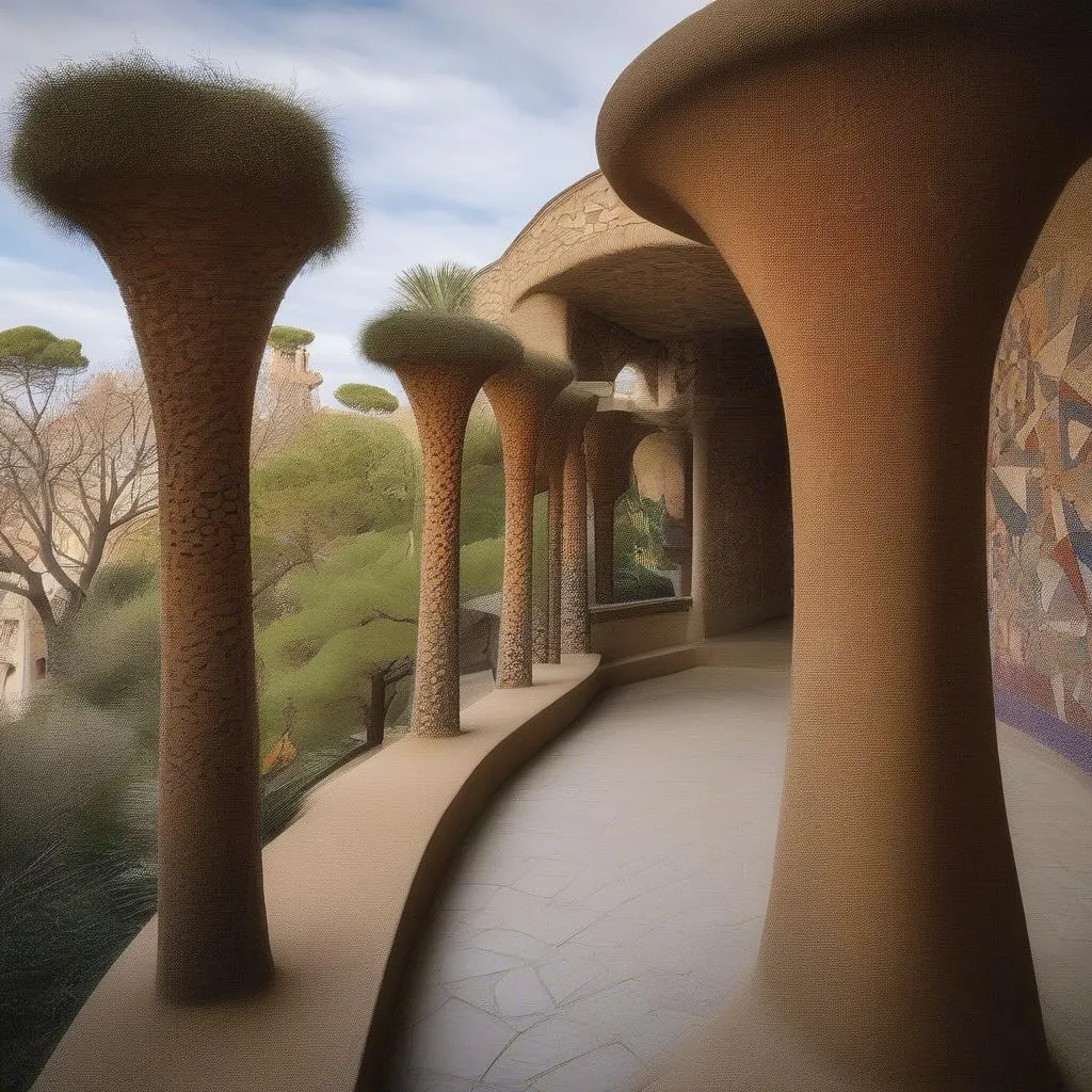 Công viên Güell - kiệt tác kiến trúc của Gaudí