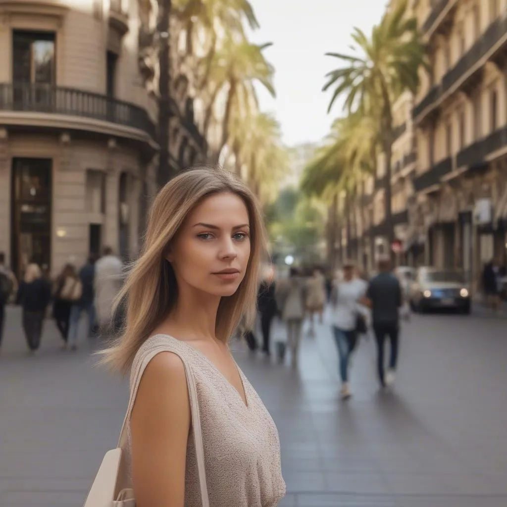 Shopping on Passeig de Gràcia in Barcelona