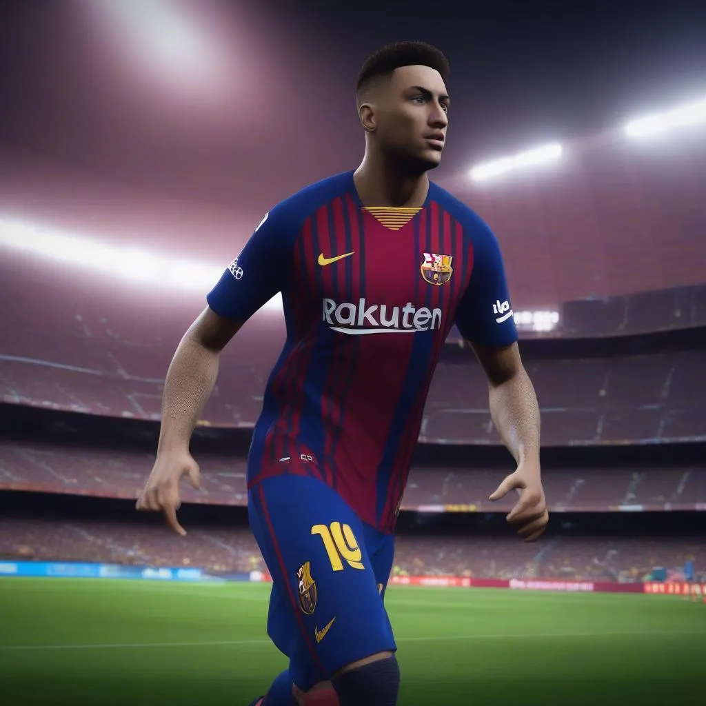 Hình ảnh PES 2018 Barcelona Edition với Fsharwe